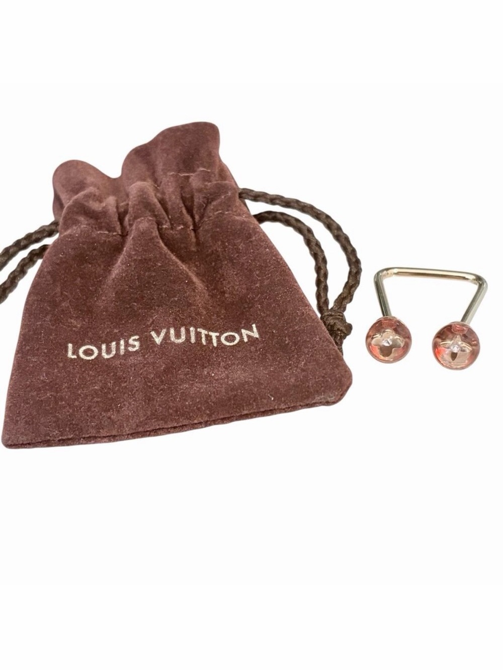 Louis Vuitton Inclusion Ring Size 6 Monogram LV Fleur Star Flower w Dust Bag